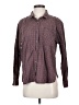Volcom 100% Cotton Houndstooth Brown Long Sleeve Button-Down Shirt Size S - photo 1