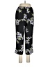 Tommy Bahama 100% Silk Floral Tropical Multi Color Black Silk Pants Size 8 - photo 2
