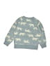 Hanna Andersson 100% Cotton Print Teal Pullover Sweater Size 3T - photo 2