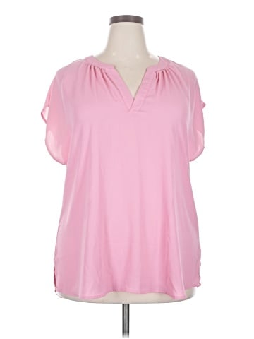 Roz & Ali Short Sleeve Blouse (view 1)