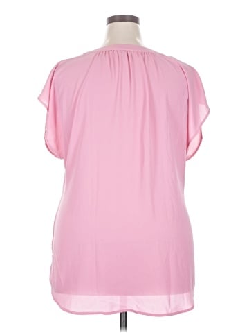 Roz & Ali Short Sleeve Blouse (view 2)