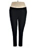 Woman Within Solid Black Active Pants Size 18W - photo 1