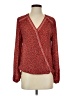 Max Studio 100% Polyester Red Long Sleeve T-Shirt Size S - photo 1