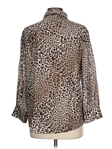 Hale Bob Long Sleeve Silk Top (view 2)