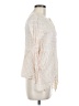 Paper Crane Ivory Long Sleeve Blouse Size M - photo 4