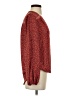Max Studio 100% Polyester Red Long Sleeve T-Shirt Size S - photo 4