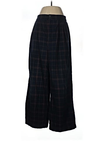 Madewell Corduroy Pleated Wide-Leg Pants in Windowpane (view 1)