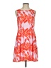SimpleFun Print Orange Cocktail Dress Size S - photo 1