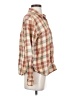Volcom Plaid Brown Long Sleeve Button-Down Shirt Size S - photo 4