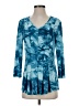 Sami & JO Blue 3/4 Sleeve Blouse Size S - photo 1