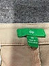 dip Solid Yellow Khaki Shorts Size 12 - photo 3