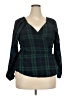 Old Navy Green Long Sleeve Blouse Size XXL - photo 1