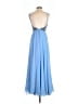 Jovani 100% Polyester Blue Cocktail Dress Size 00 - photo 2