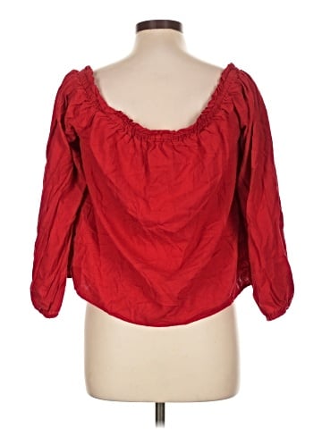 Guess 3/4 Sleeve Button-Down Shirt (view 2)