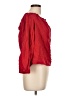 Guess Red 3/4 Sleeve Button-Down Shirt Size L - photo 4