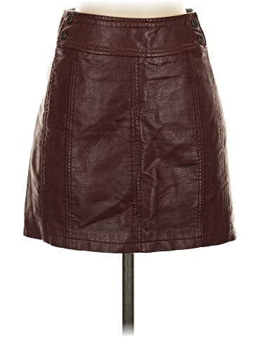 Free People Faux Leather Skirt (view 1)