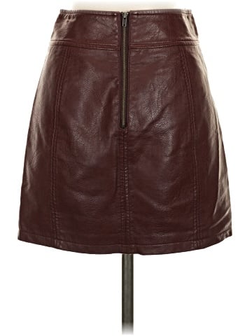 Free People Faux Leather Skirt (view 2)