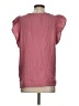 Dylan 100% Cotton Pink Short Sleeve Blouse Size S - photo 2