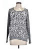 Kut from the Kloth 100% Rayon Animal Print Gray Pullover Sweater Size L - photo 1