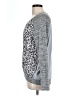 Kut from the Kloth 100% Rayon Animal Print Gray Pullover Sweater Size L - photo 5