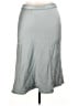 St. John 100% Silk Solid Gray Silk Skirt Size 16 - photo 2