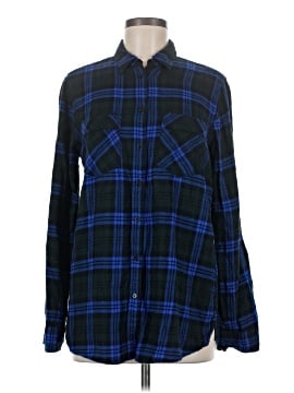 Express Outlet Long Sleeve Button-Down Shirt (view 1)