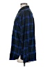Express Outlet Plaid Blue Long Sleeve Button-Down Shirt Size M - photo 5