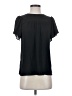Ann Taylor LOFT 100% Polyester Black Short Sleeve Blouse Size XS - photo 1