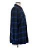 Express Outlet Plaid Blue Long Sleeve Button-Down Shirt Size M - photo 4