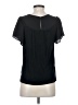 Ann Taylor LOFT 100% Polyester Black Short Sleeve Blouse Size XS - photo 2