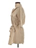 James Perse Tan 3/4 Sleeve Button-Down Shirt Size Sm (1) - photo 5