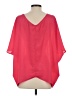 Naked Zebra 100% Polyester Pink 3/4 Sleeve Blouse Size S - photo 2