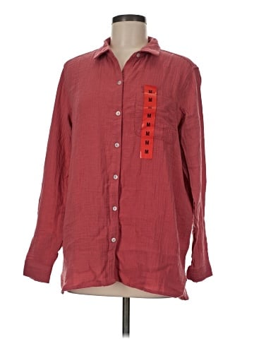 Jessica Simpson Long Sleeve Button-Down Shirt (view 1)