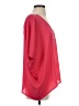 Naked Zebra 100% Polyester Pink 3/4 Sleeve Blouse Size S - photo 4