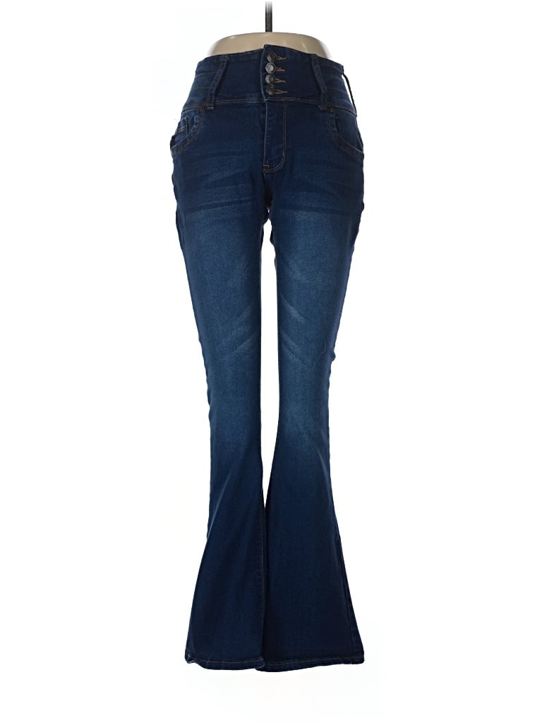 Pre-owned Bamboo Jeans In Blue