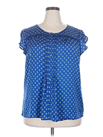 G.H. Bass & Co. Short Sleeve Blouse (view 1)