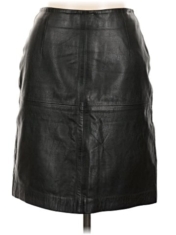 Amanda Smith Faux Leather Skirt (view 1)