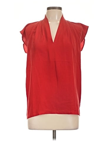 The Podolls Short Sleeve Silk Top (view 1)