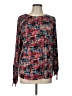 N Touch Red Long Sleeve Blouse Size L - photo 1