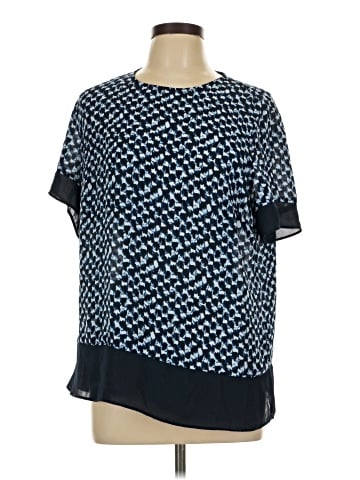 Banana Republic Factory Store Short Sleeve Blouse (view 1)