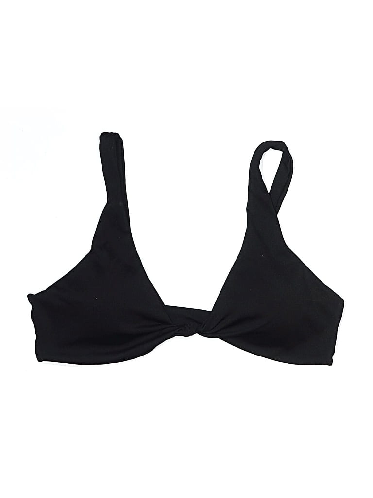 Pre-owned Unbranded Swimsuit Top Black Swimwear
