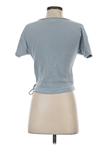 Madewell Ribbed Wrap Crop Top (view 2)