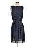 Joe Fresh Polka Dots Blue Cocktail Dress Size S - photo 1