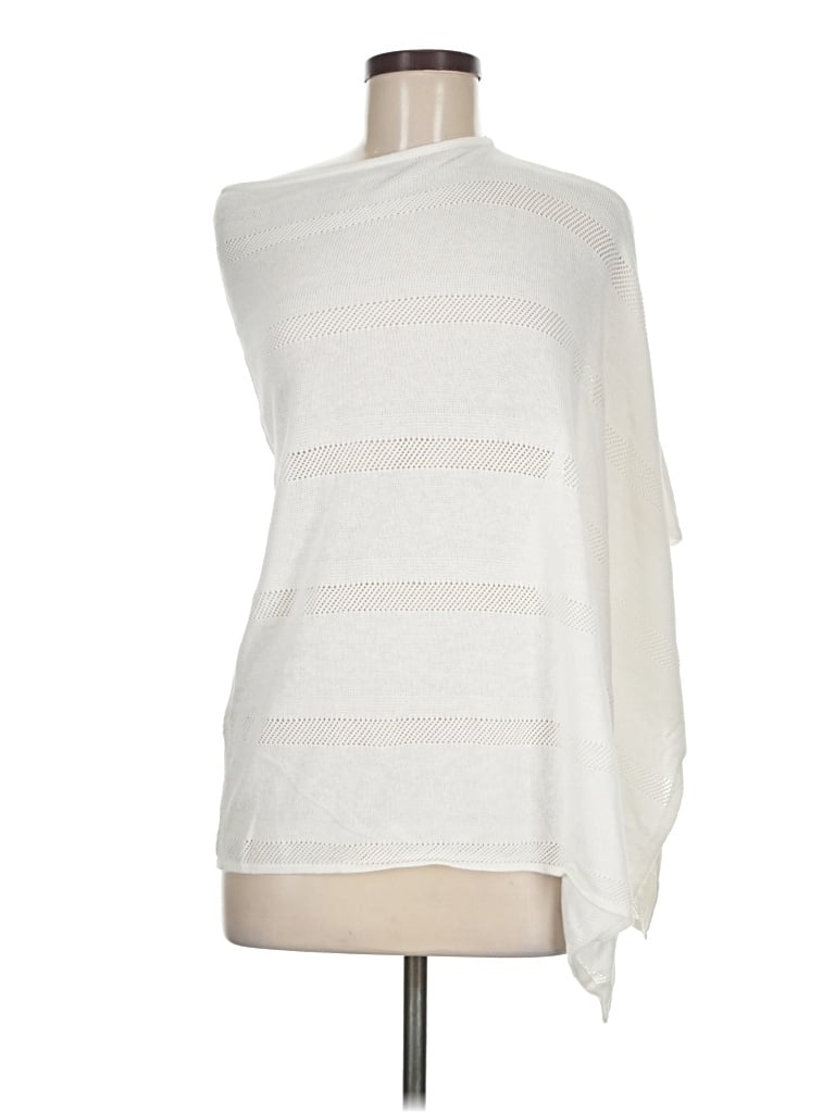 Pre-owned Celeste Poncho In Ivory