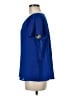 Elle Blue Short Sleeve Blouse Size M - photo 5