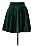 Urban Coco Solid Green Formal Skirt Size S - photo 2