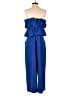 Sugar Lips Solid Blue Jumpsuit Size M - photo 2