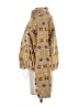 Love Tree 100% Polyester Print Gold Faux Fur Jacket Size M - photo 5