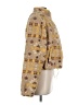 Love Tree 100% Polyester Print Gold Faux Fur Jacket Size M - photo 4