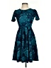 Lularoe Paisley Teal Cocktail Dress Size XXS - photo 1